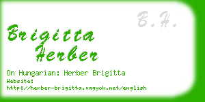 brigitta herber business card